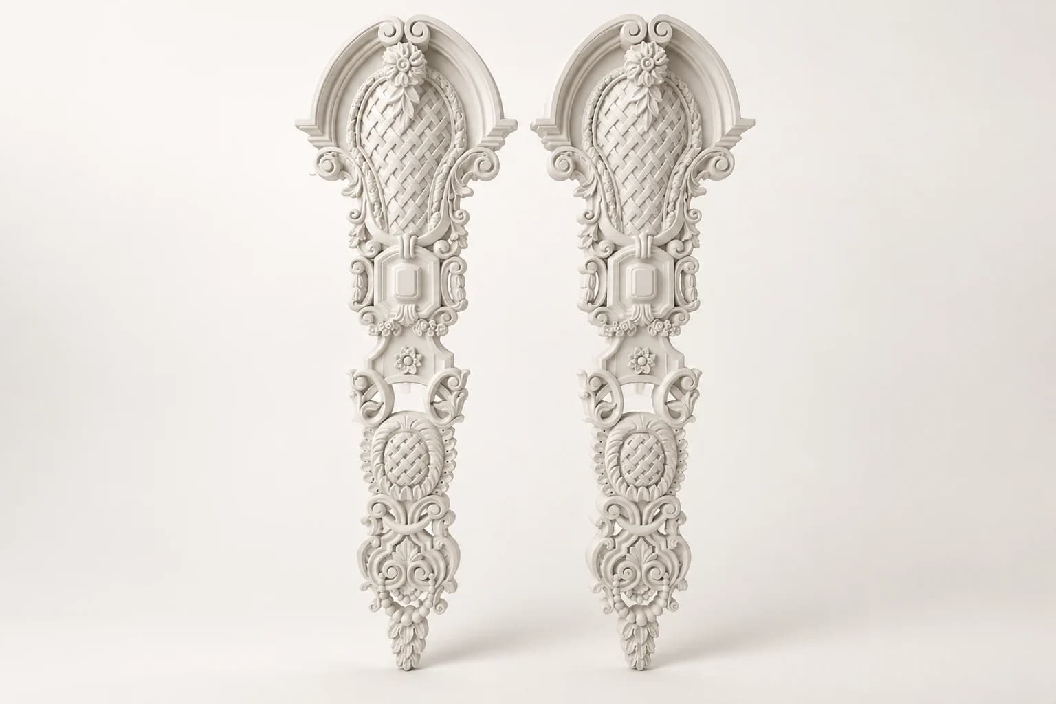 Lattice Scroll Corbel Bracket