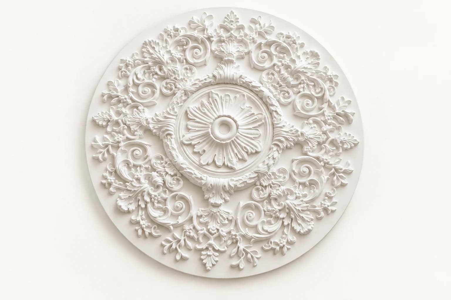 Baroque Acanthus Ceiling Medallion