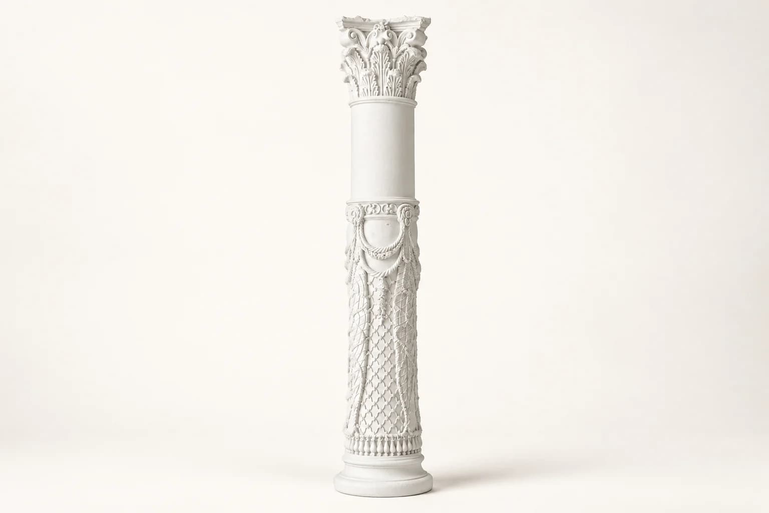 Draped Corinthian Column